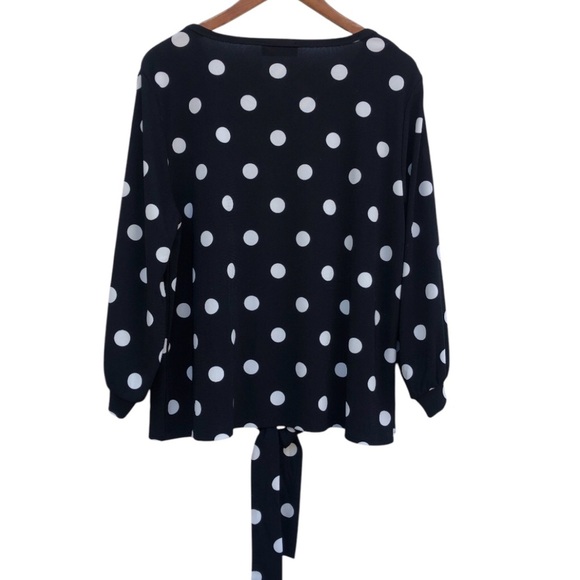 Karl Lagerfield polka dot top L - Picture 1 of 6